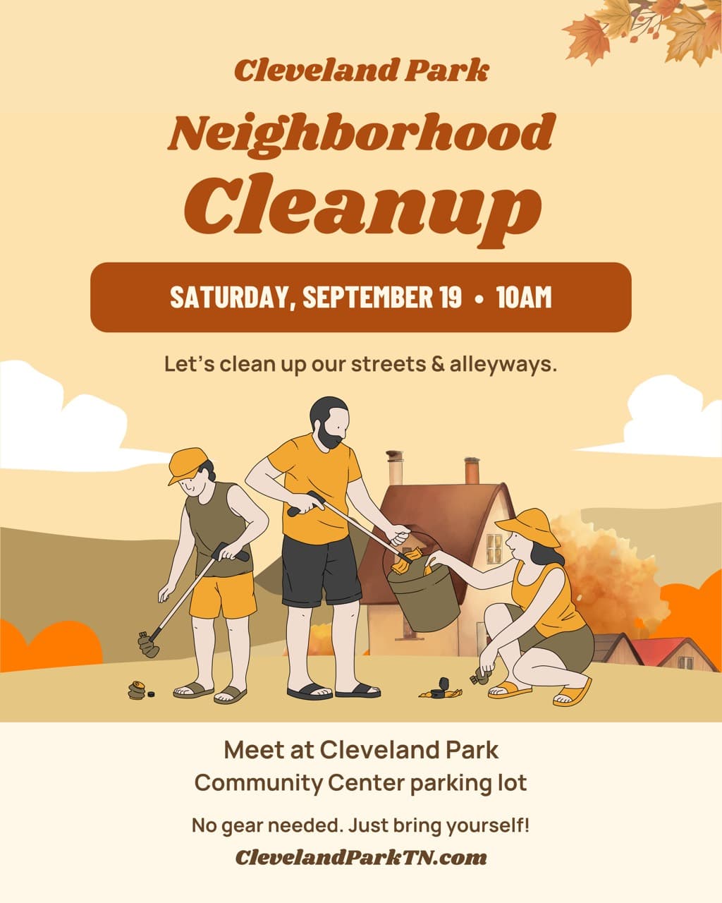 Fall Cleaning flyer
